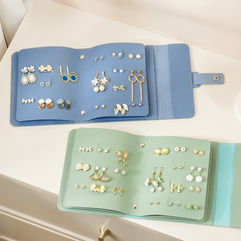 Elegant Jewelry Storage Bag – Travel Case for Rings, Earrings & Necklaces