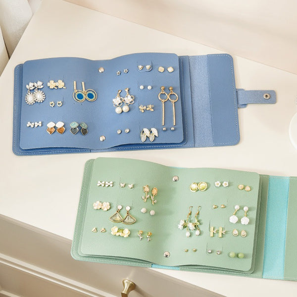 Elegant Jewelry Storage Bag – Travel Case for Rings, Earrings & Necklaces