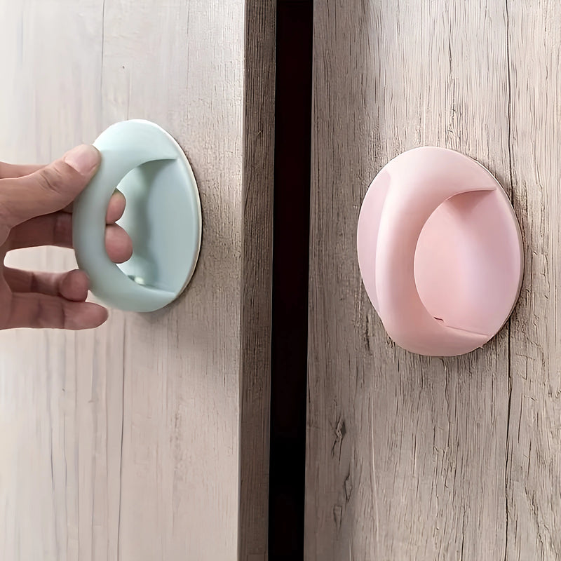 Stick-On Cabinet Door Handle – Easy-Open Adhesive Pull