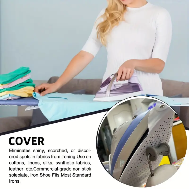 Premium Teflon Iron Shoe Cover – Heat-Resistant, Non-Stick Protector for Electric Irons