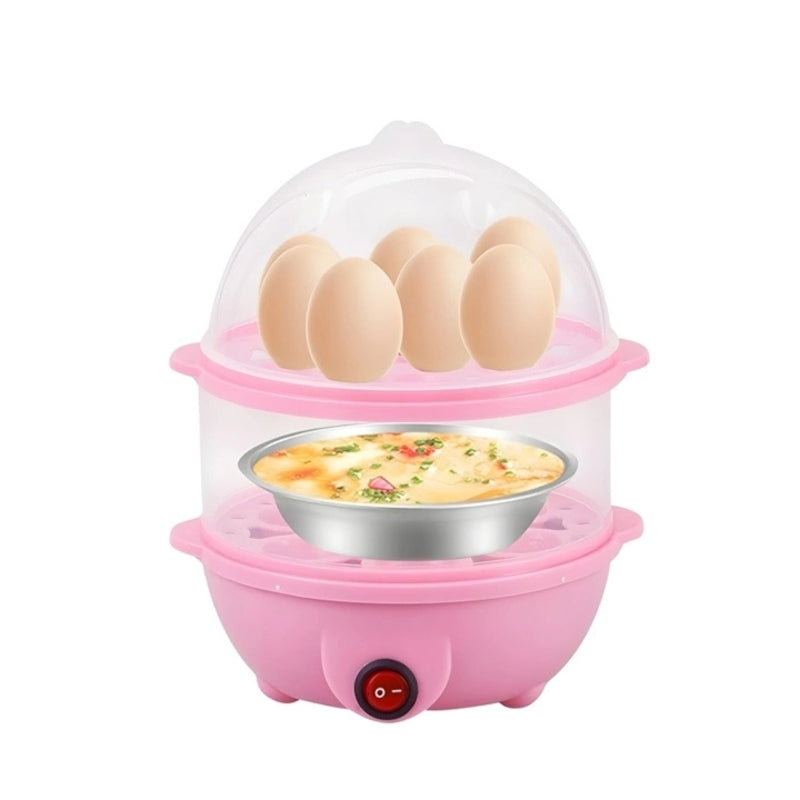 Double-Layer Electric Egg Cooker for Quick Breakfasts