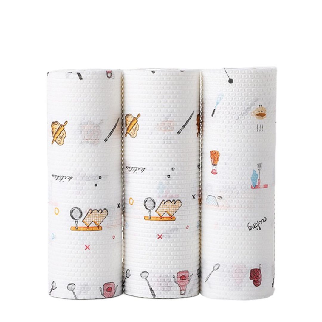 Disposable Kitchen Cleaning  Roll – Nonwoven Fabric for Kitchen & Household Use