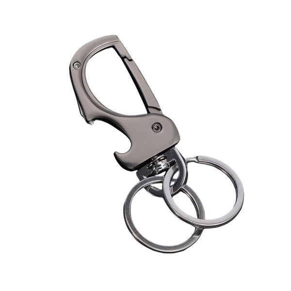 Compact Key Chain with Foldable Mini Knife