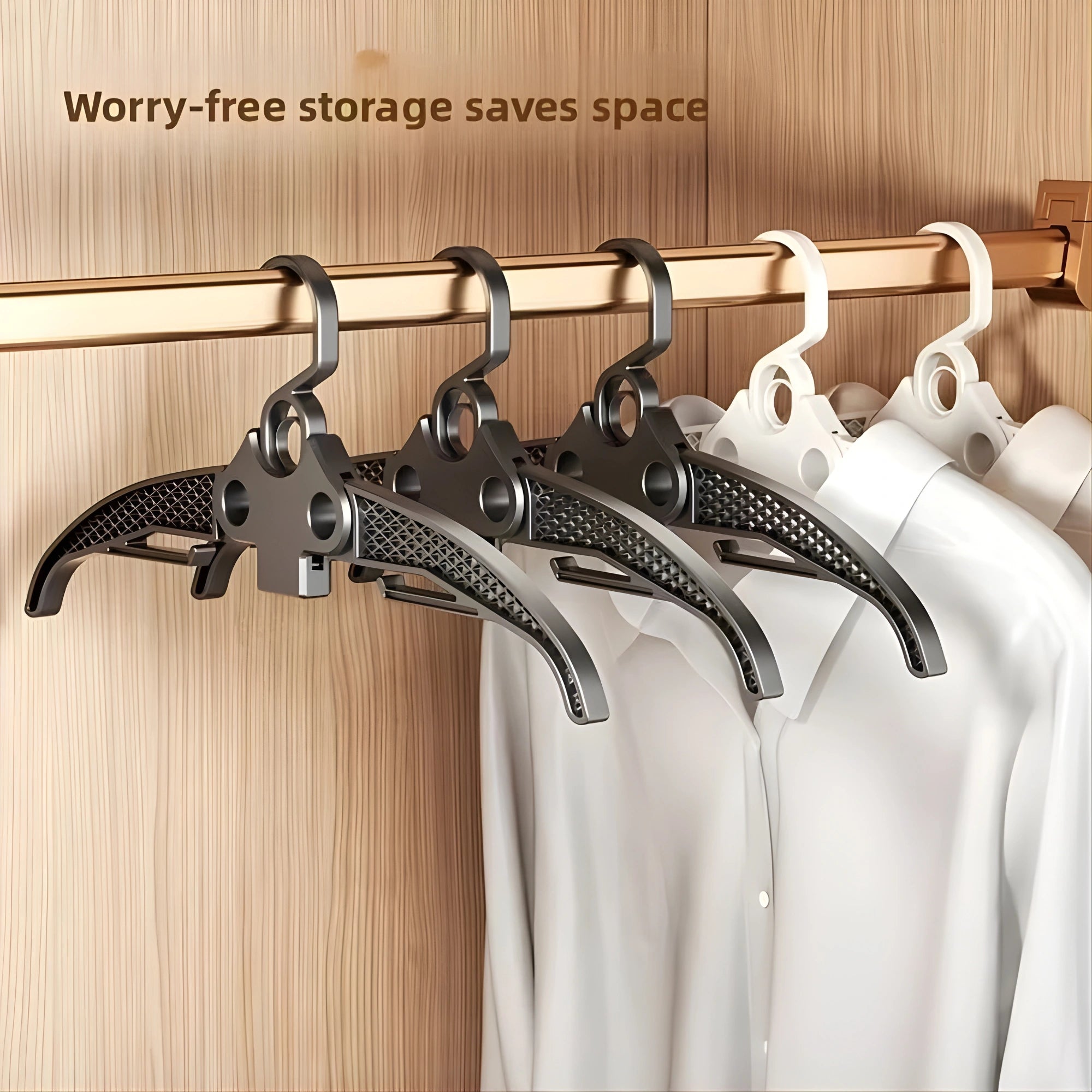 Portable Folding Clothes Hanger – Travel & Dorm Room Space-Saving Rack  Short Product Name: