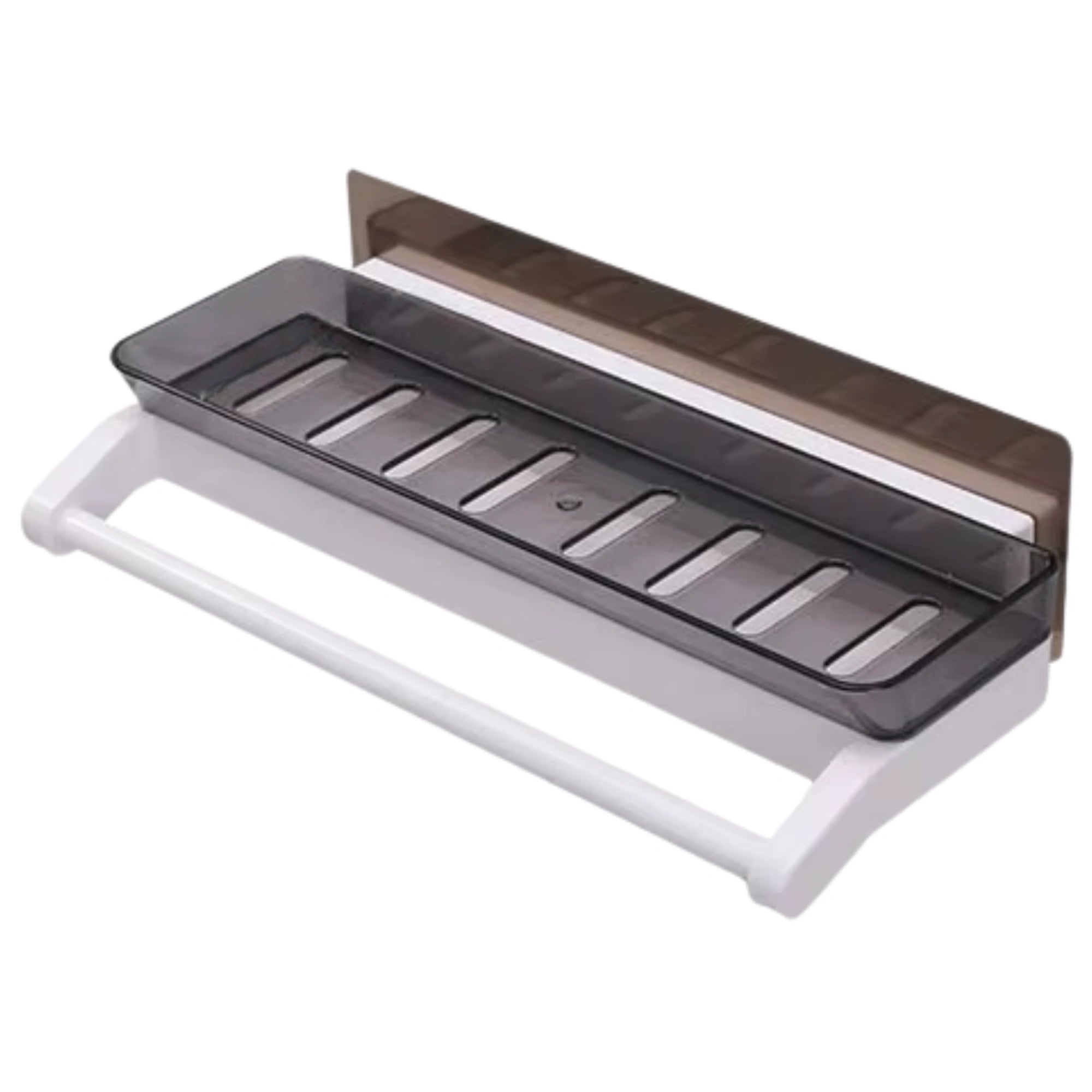 Adhesive Wall-Mounted Shelf – No-Drill Kitchen & Bathroom Storage Rack