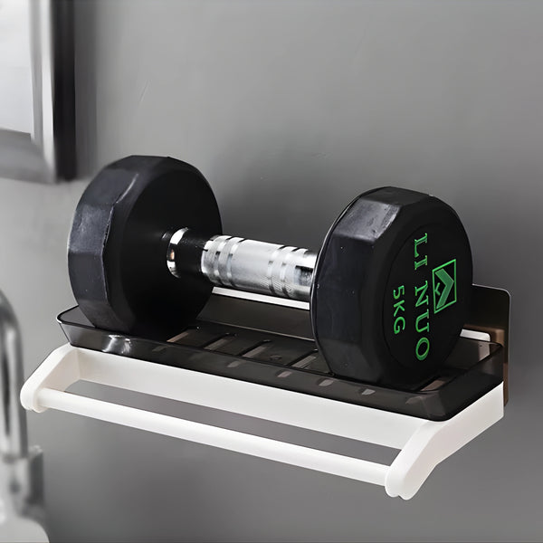 Adhesive Wall-Mounted Shelf – No-Drill Kitchen & Bathroom Storage Rack