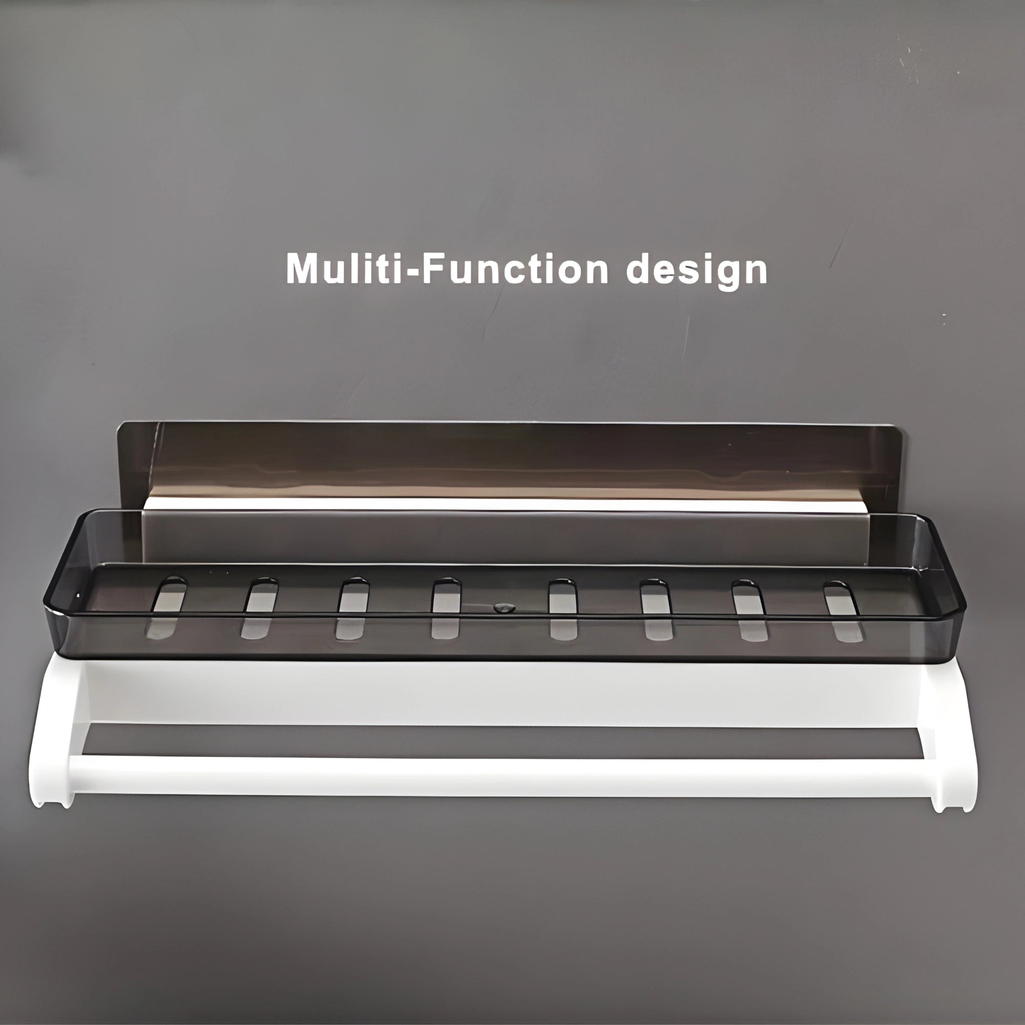 Adhesive Wall-Mounted Shelf – No-Drill Kitchen & Bathroom Storage Rack