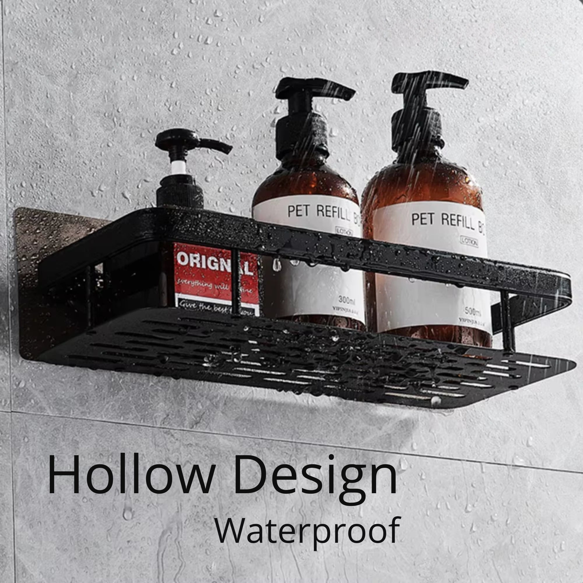 Self-Adhesive Bathroom & Kitchen Storage Rack