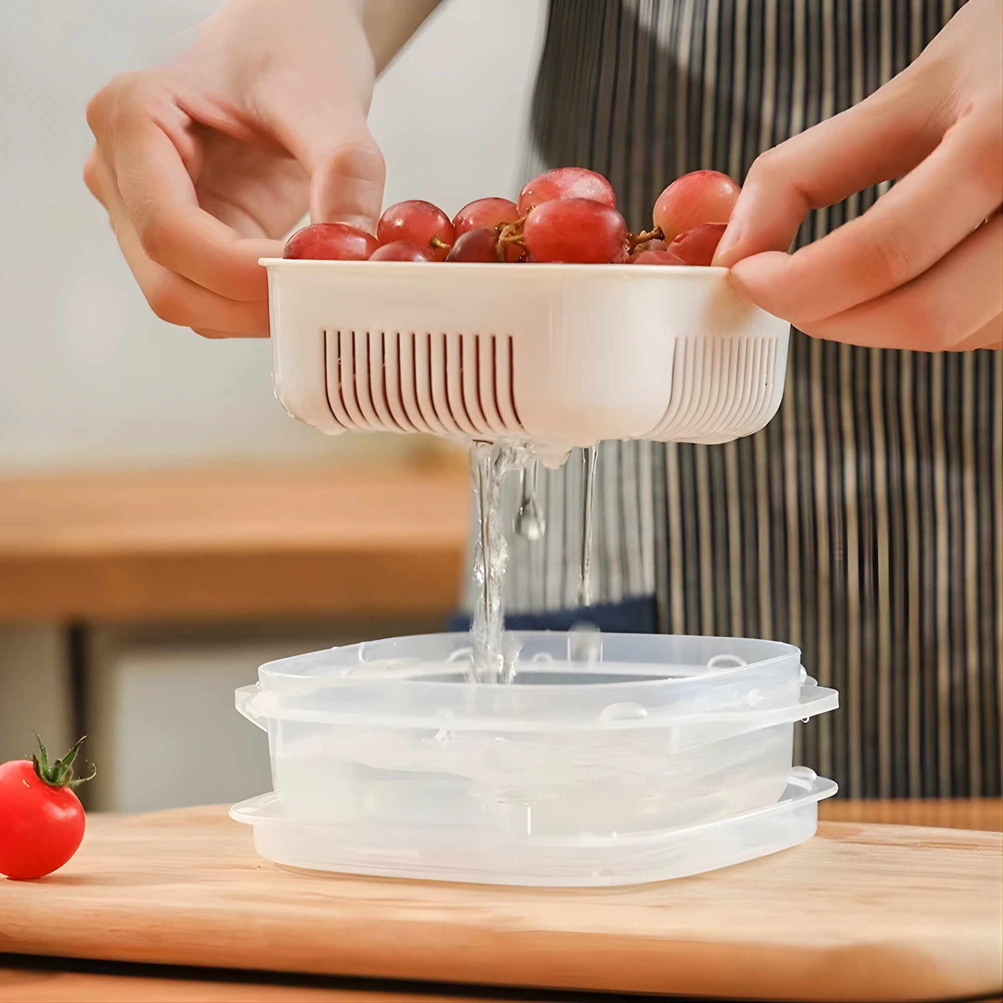 Food Storage Container – Rice, Fruit & Kitchen Storage Box for Refrigerator & Freezer