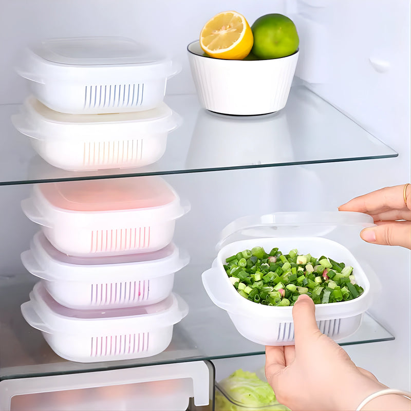 Food Storage Container – Rice, Fruit & Kitchen Storage Box for Refrigerator & Freezer