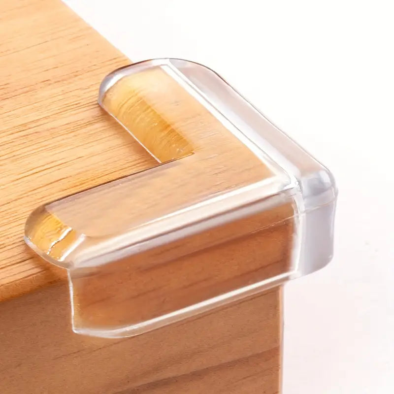 Clear Corner Protectors - Safety Bumpers for Sharp Edges