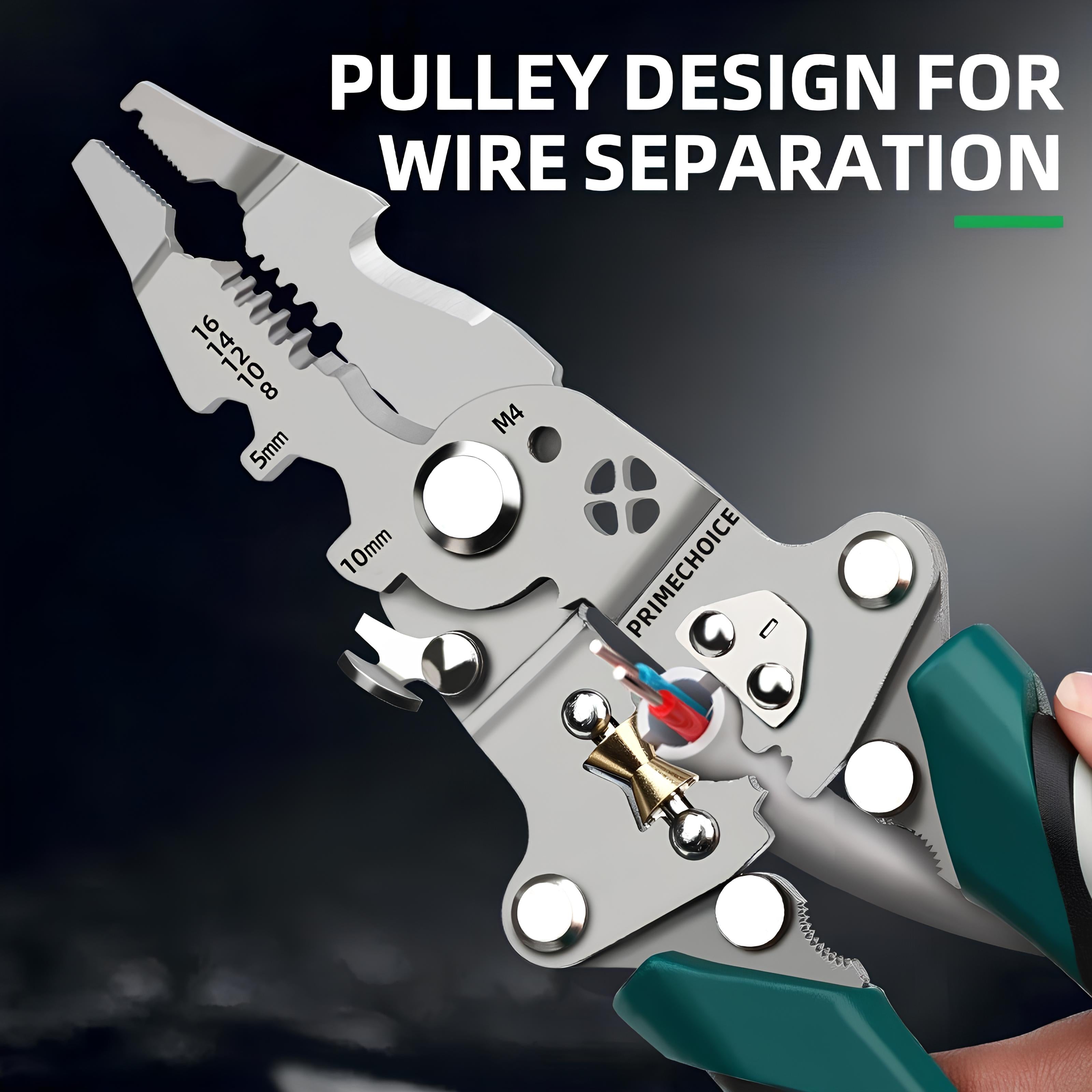 Professional Wire Strippers – Foldable, Multi-Purpose Tool for Electricians