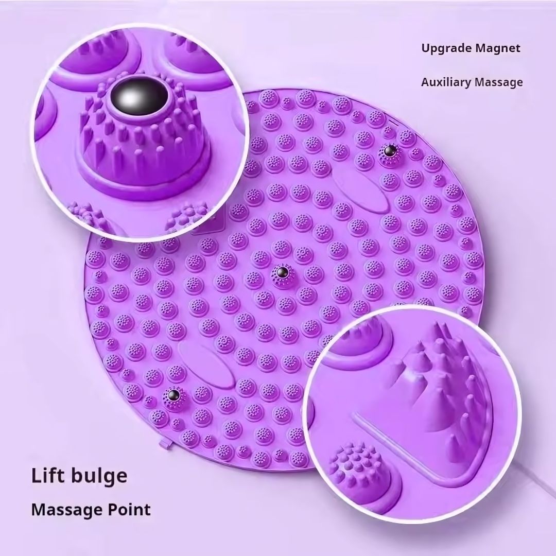 Foot Acupressure Massage Board – Bamboo Reflexology Pad for Improved Blood Flow & Stress Relief