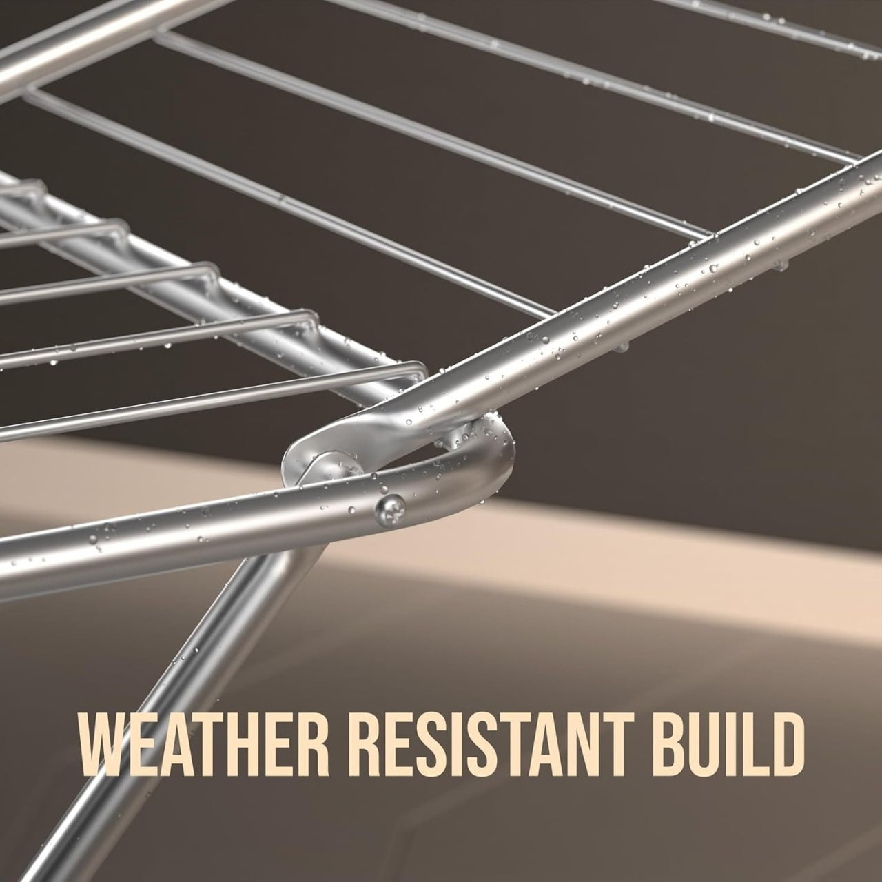 Foldable Stainless Steel Clothes Drying Rack – Indoor & Outdoor Laundry Stand