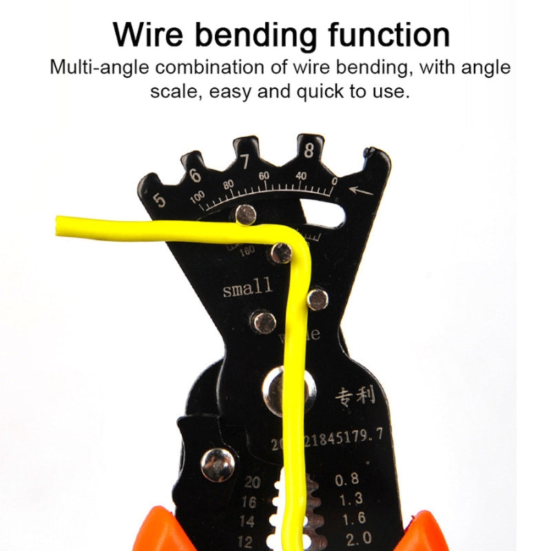 Multipurpose Electrician's Pliers for Stripping, Cutting, and Crimping