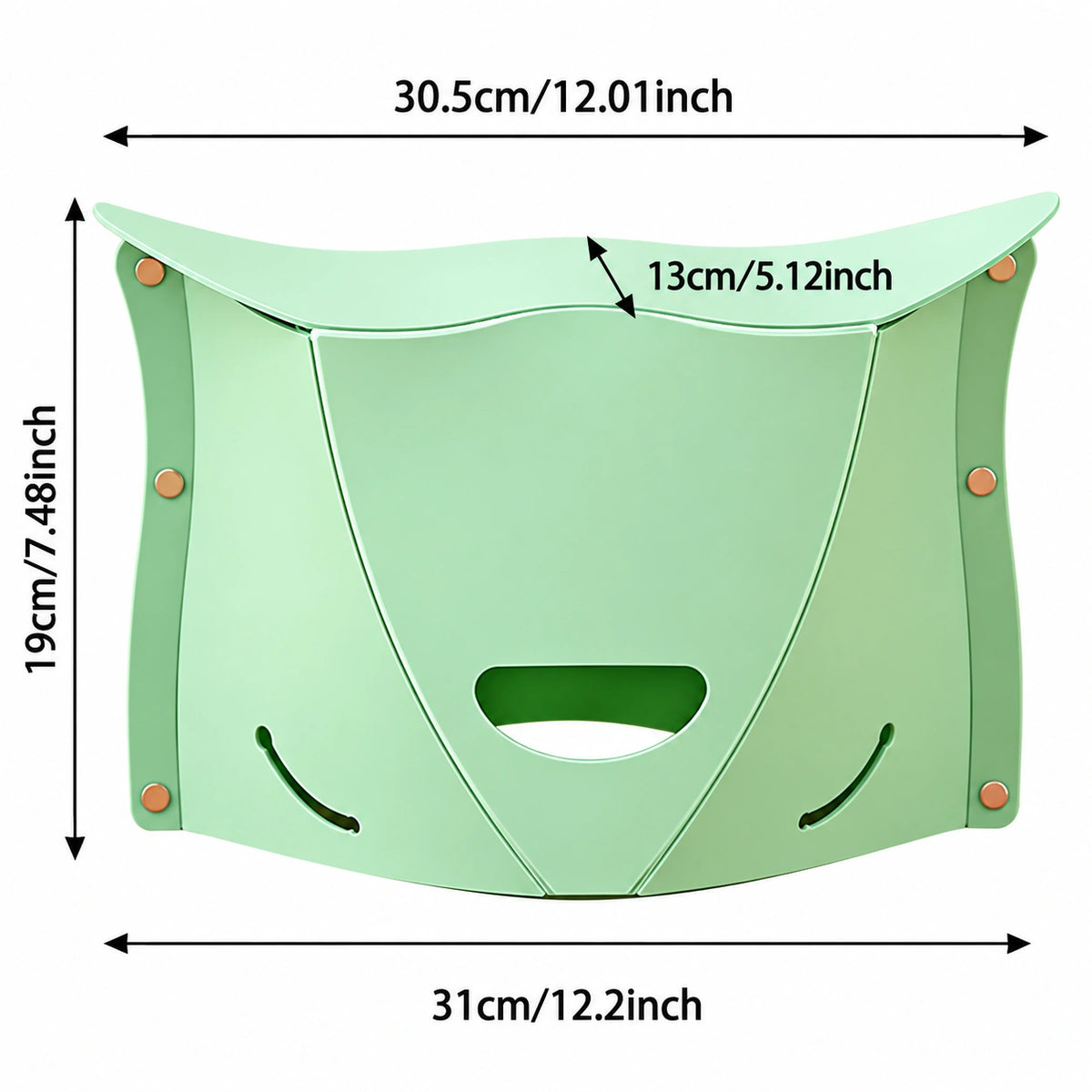 Foldable Portable Stool & Shopping Bag – Lightweight Folding Seat for Travel & Outdoor Use
