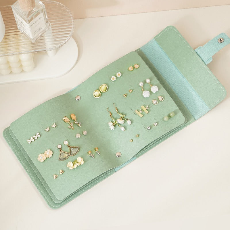 Elegant Jewelry Storage Bag – Travel Case for Rings, Earrings & Necklaces