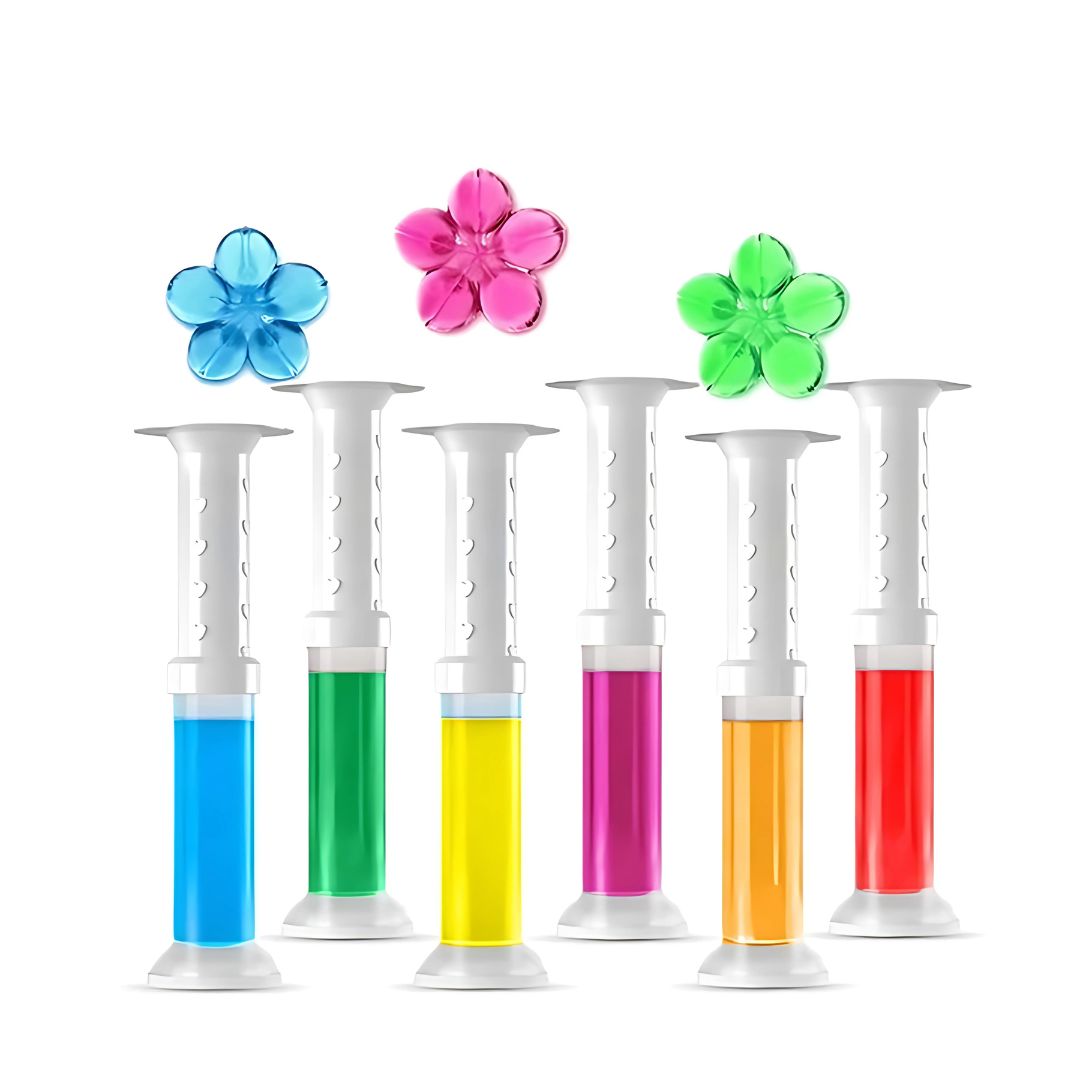 Fresh Gel Toilet Bowl Cleaning Stamps – Floral Scented Gel Cleaner for Limescale Prevention & Long-Lasting Freshness