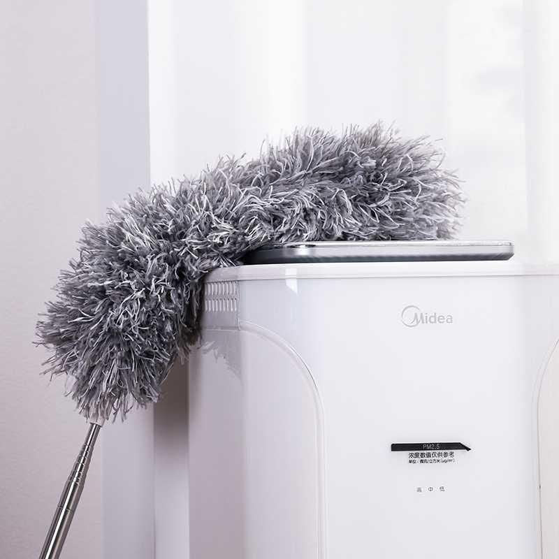 Long Stick Fan Duster with Extendable Handle for Ceiling Fans