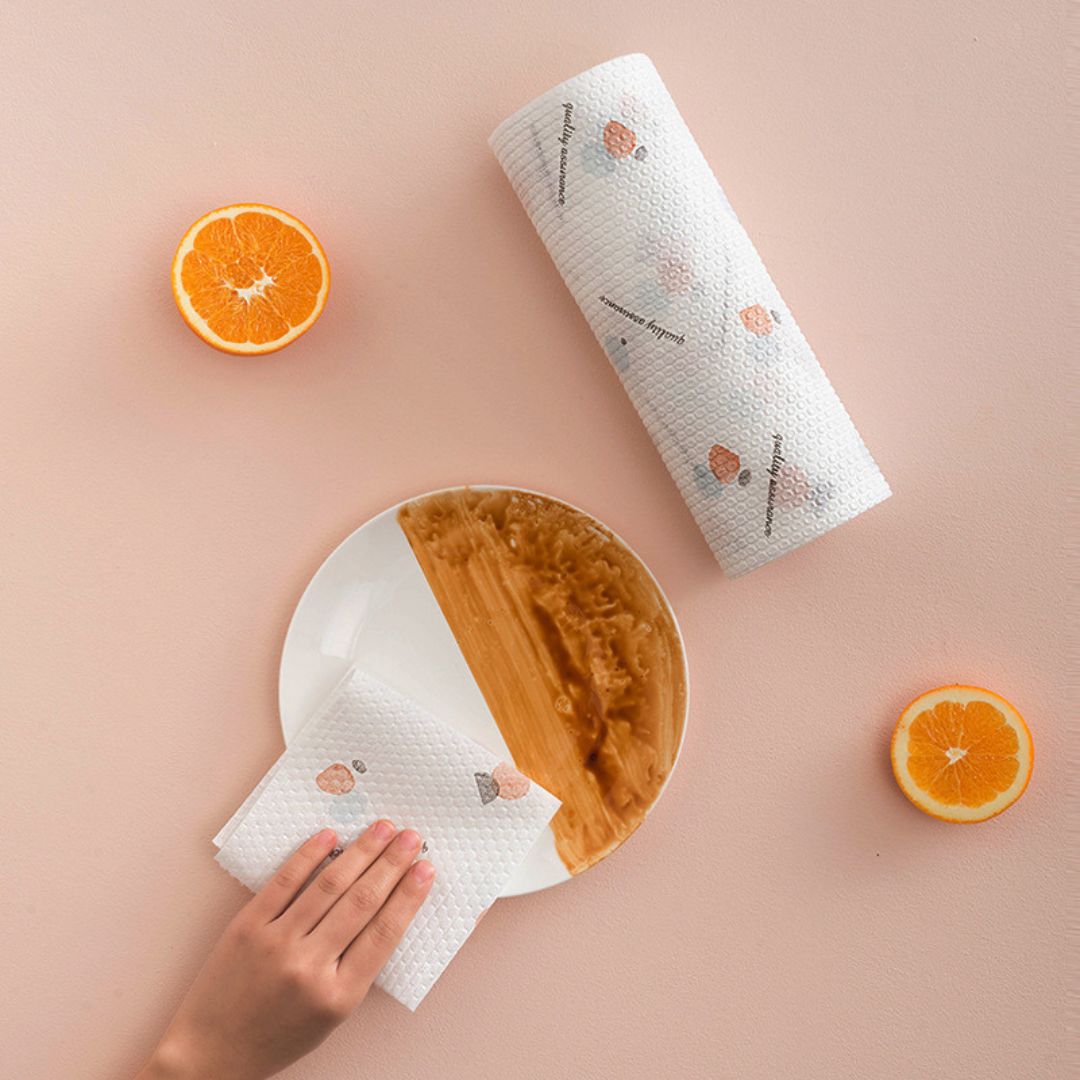 Disposable Kitchen Cleaning  Roll – Nonwoven Fabric for Kitchen & Household Use