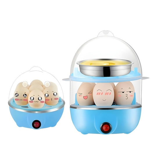 Double-Layer Electric Egg Cooker for Quick Breakfasts