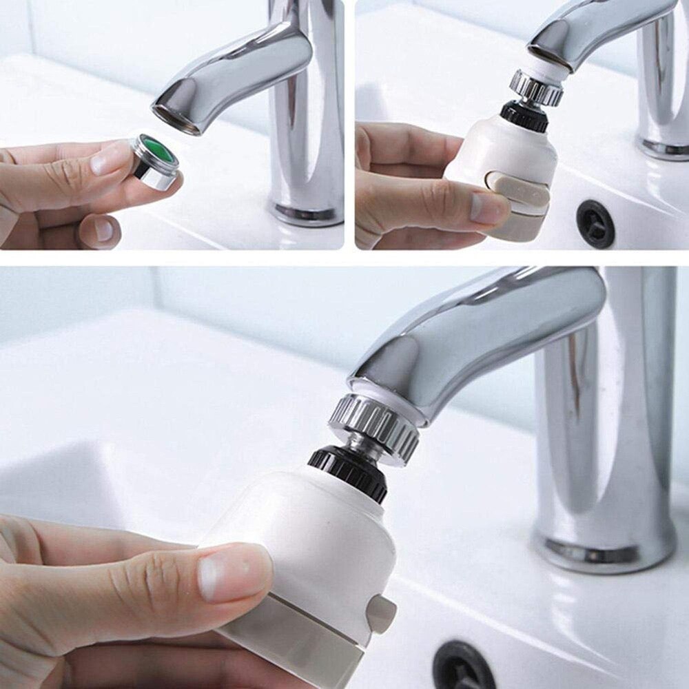 Multi-Function Switch Faucet with 3 Water Flow Options