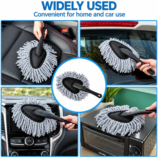 Microfiber Car Cleaning Duster – Soft Dusting Brush for Car Interior & Home