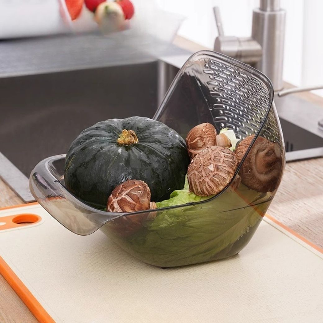 Adjustable Sink Strainer Basket – Multipurpose Fruit & Vegetable Washing Basin