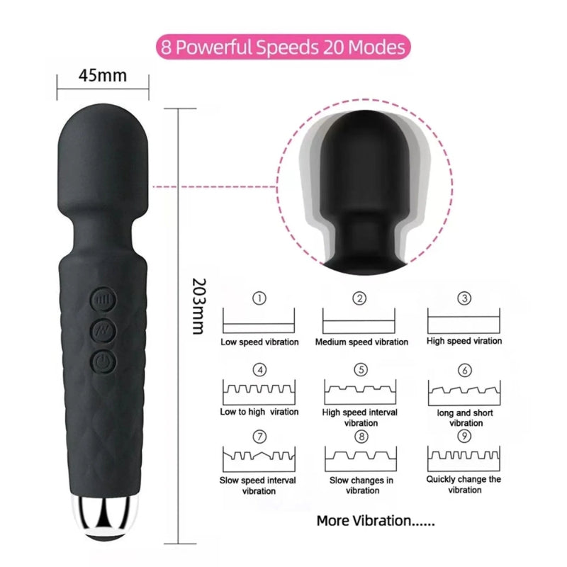 Intimate Care Wand Massager for Relaxation and Pleasure