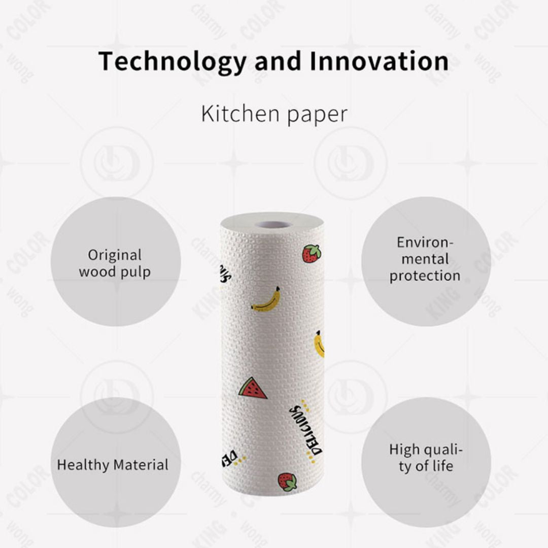 Disposable Kitchen Cleaning  Roll – Nonwoven Fabric for Kitchen & Household Use