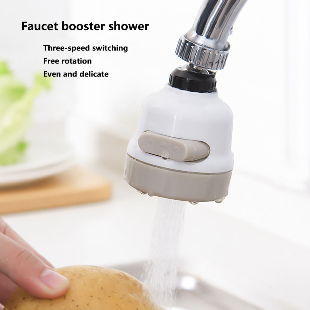 Multi-Function Switch Faucet with 3 Water Flow Options