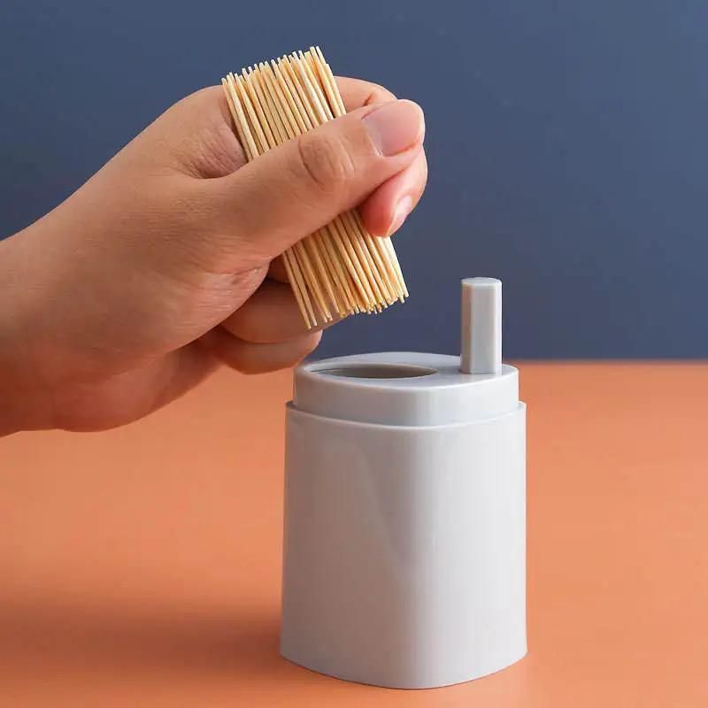 Portable Automatic Pop-up Toothpick Dispenser for Kitchen & Dining