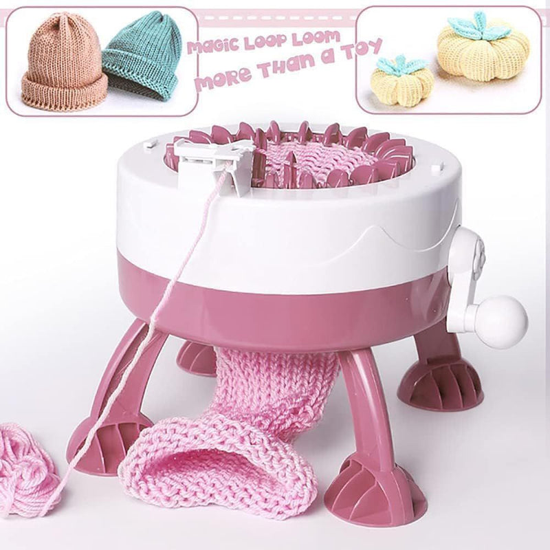 22-Needle Knit Loom Machine for DIY Knitting