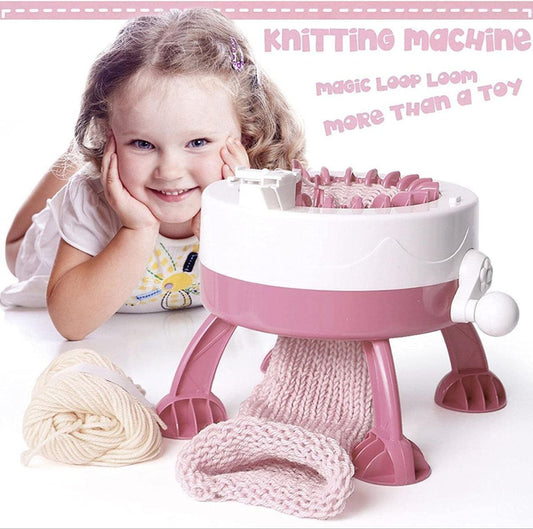 22-Needle Knit Loom Machine for DIY Knitting