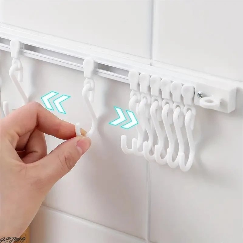 Adhesive  10 Hooks for Easy Organization