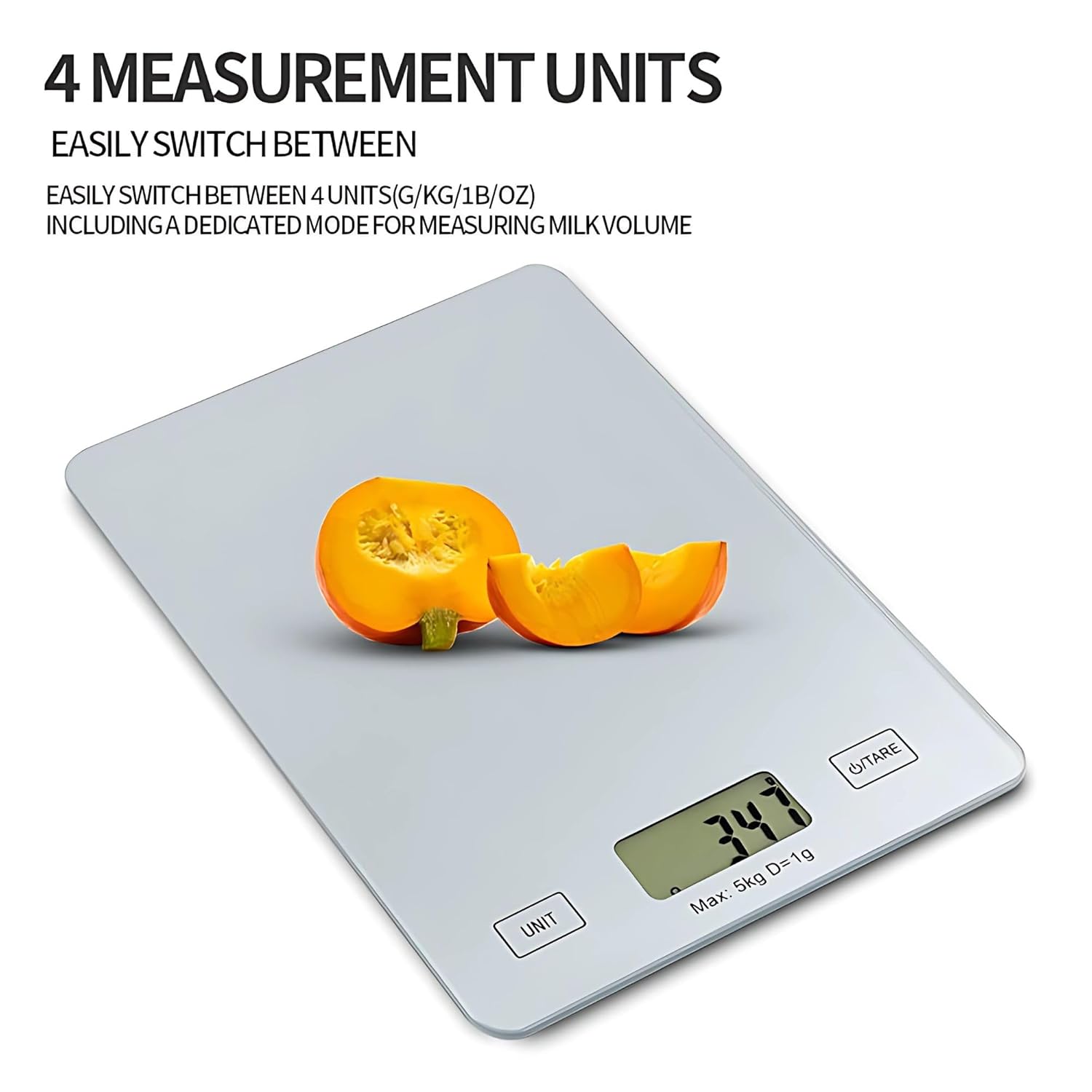 Digital Kitchen Weighing Scale – LCD Display, 5kg/1g Precision, Food, Baking & Cooking Scale