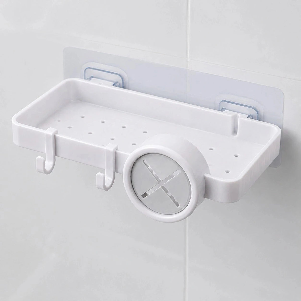 No-Drill Bathroom Wall Storage Rack – Toilet & Hand Soap Organizer