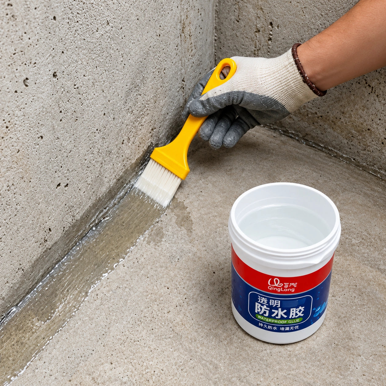 Transparent Waterproof Adhesive – Heat & Cold Resistant Sealant 300g