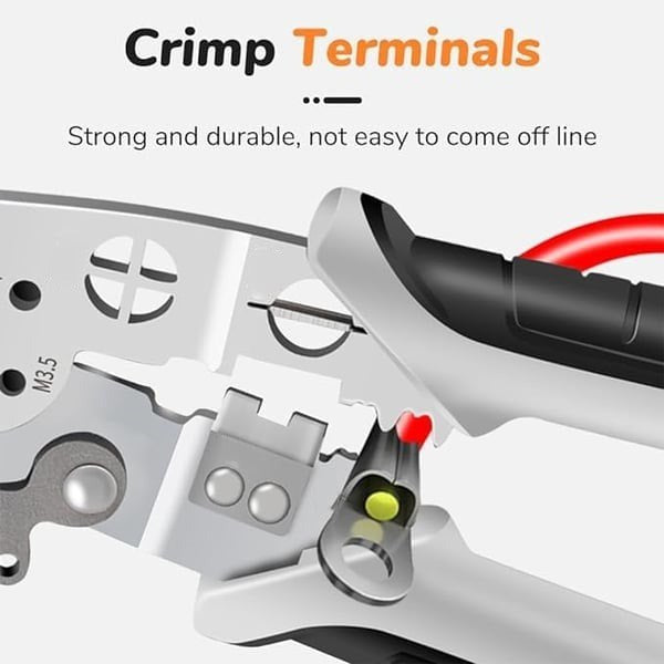 Multifunctional Elbow Pliers for Wire Stripping, Cutting, and Winding