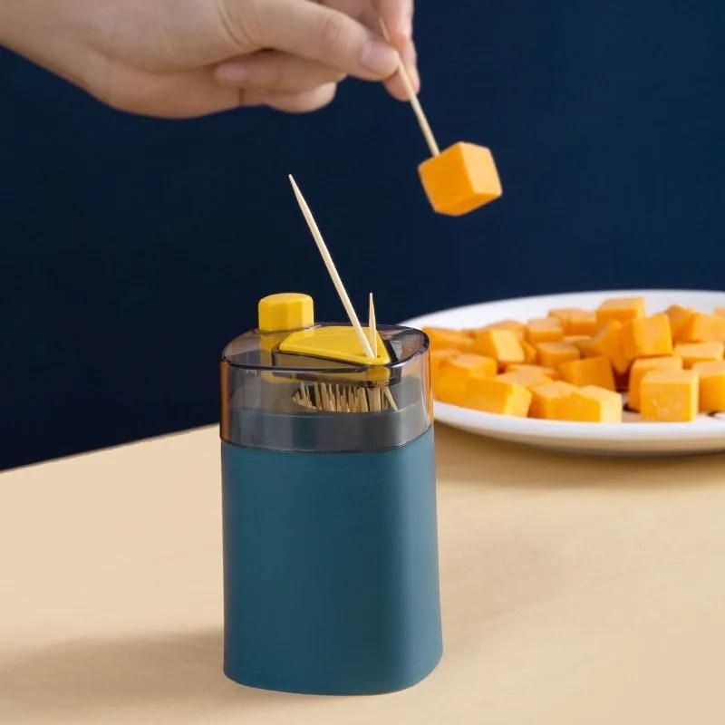 Portable Automatic Pop-up Toothpick Dispenser for Kitchen & Dining