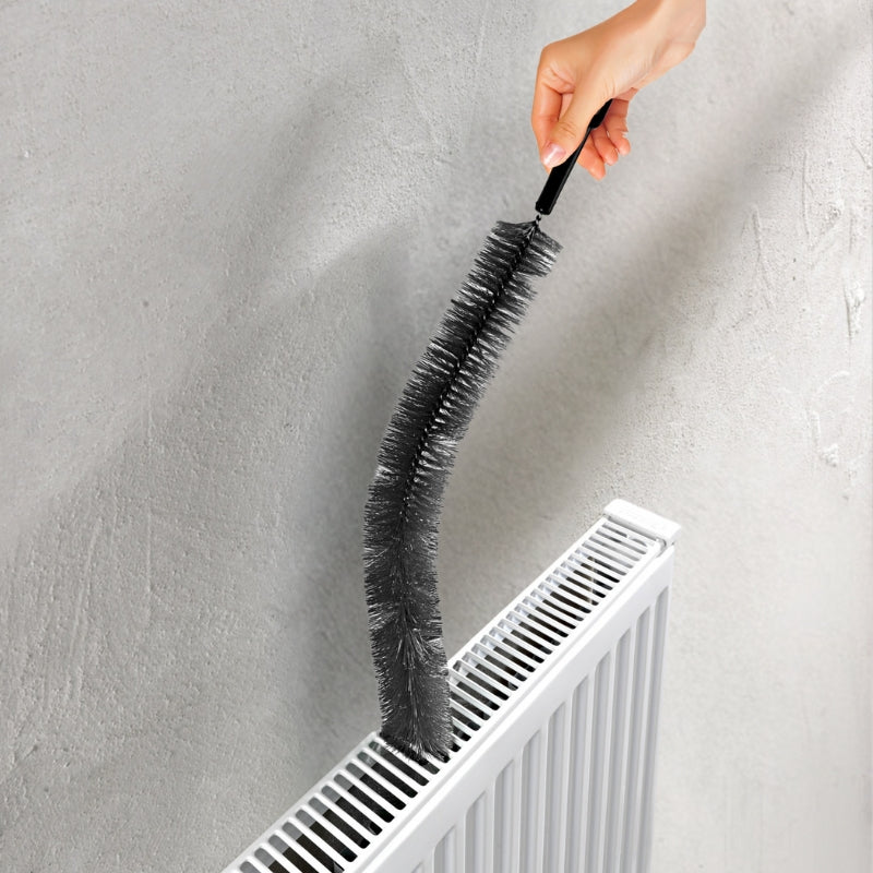 Multi-Purpose Bendable Brush for Appliance and Radiator Cleaning