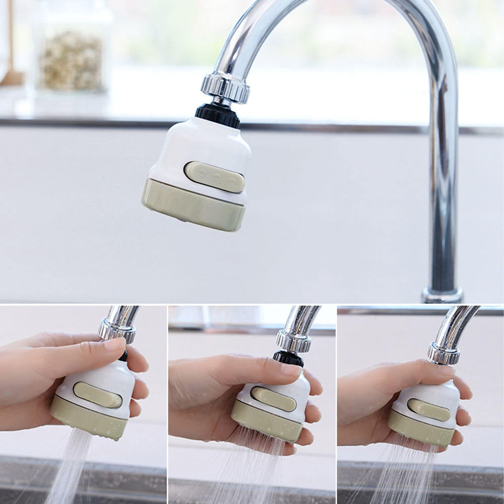 Multi-Function Switch Faucet with 3 Water Flow Options