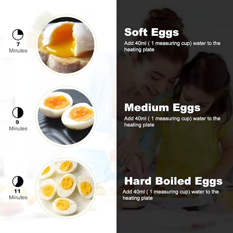 Double-Layer Electric Egg Cooker for Quick Breakfasts