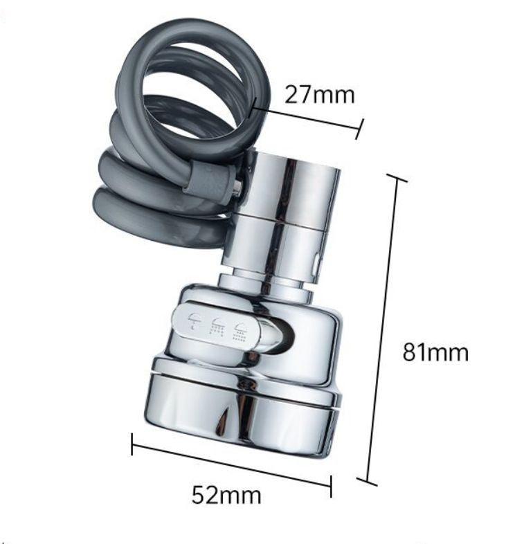 Spring Water Faucet with 3 Water Outlet Modes