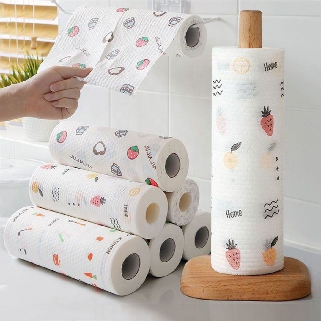 Disposable Kitchen Cleaning  Roll – Nonwoven Fabric for Kitchen & Household Use