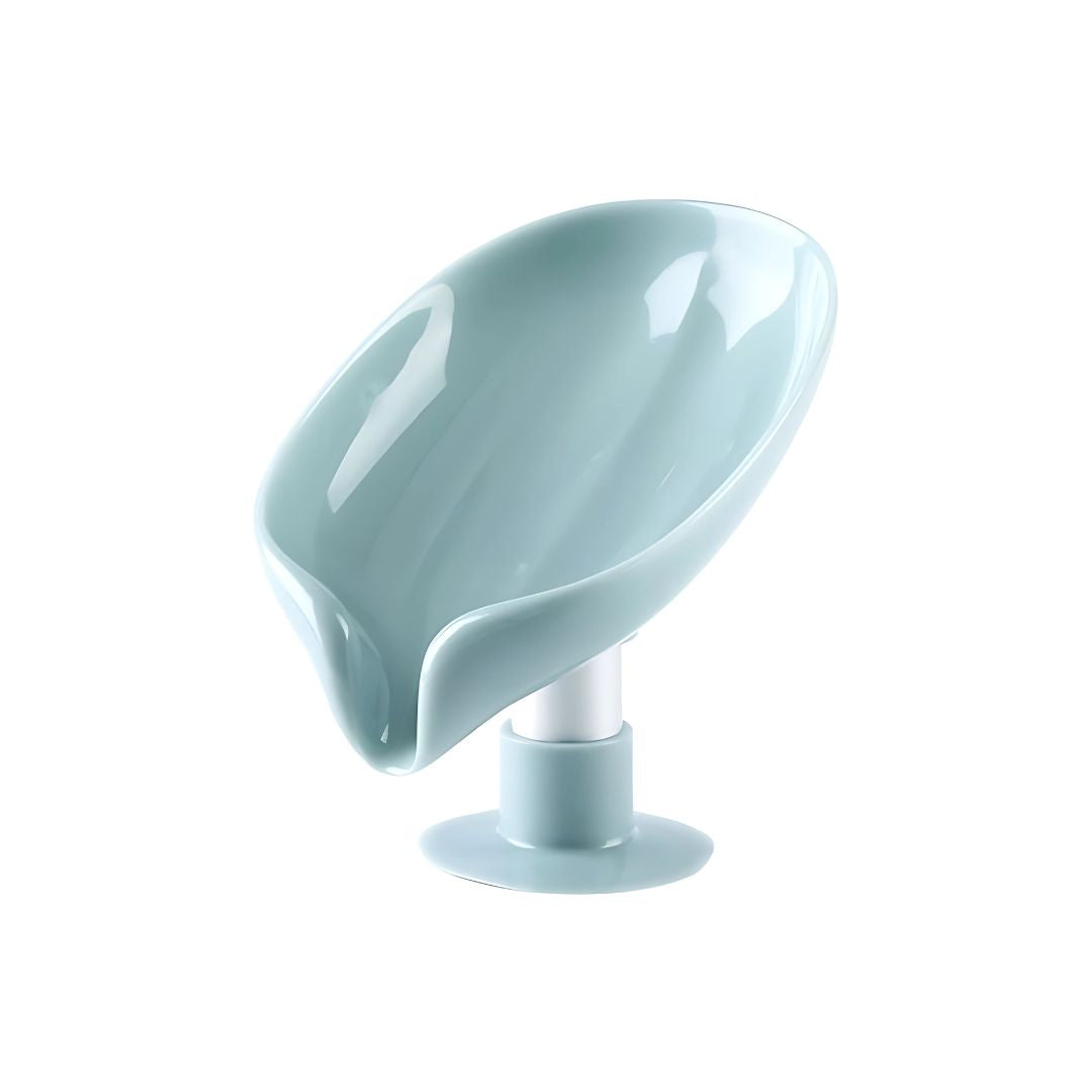 Suction Cup Soap Dish for Bathroom Shower Portable Leaf Soap Holder