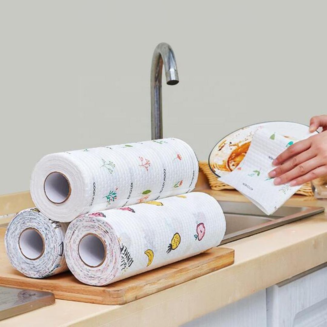 Disposable Kitchen Cleaning  Roll – Nonwoven Fabric for Kitchen & Household Use