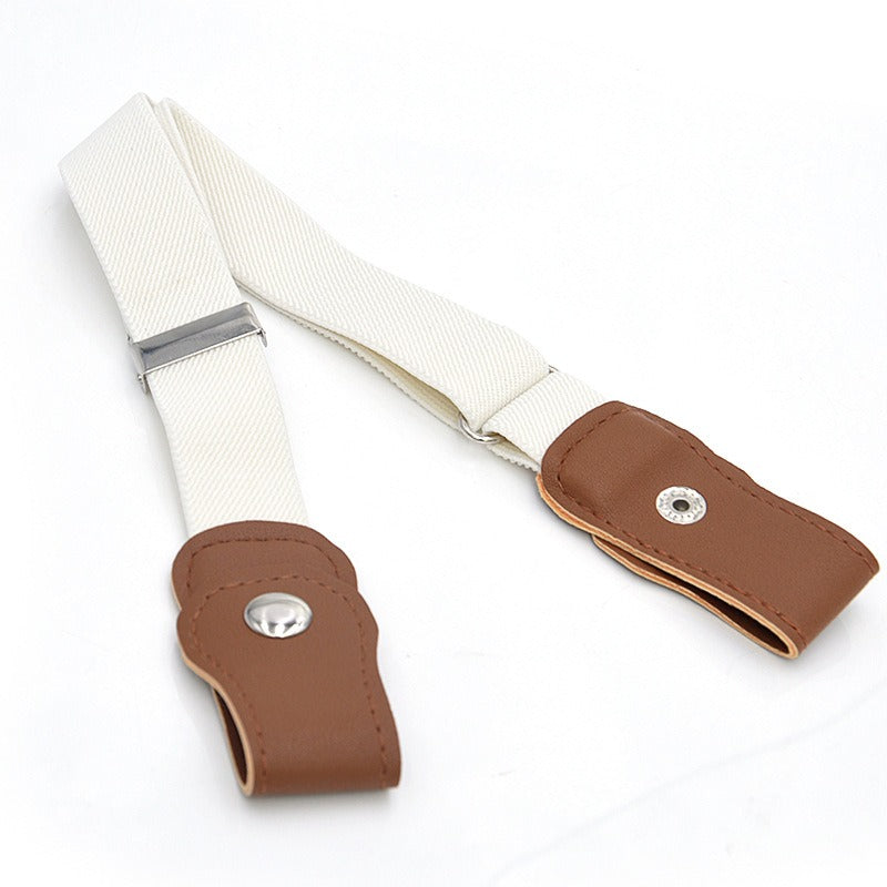 Buckle-Free Elastic Belt – Adjustable & Comfortable Waistband Kids & Adult