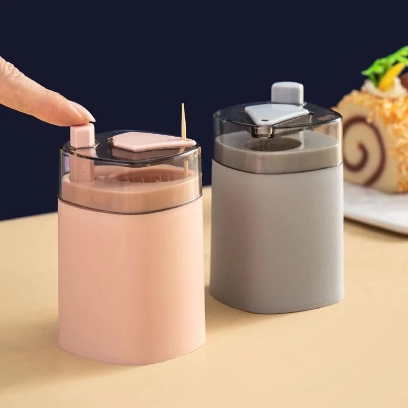 Portable Automatic Pop-up Toothpick Dispenser for Kitchen & Dining