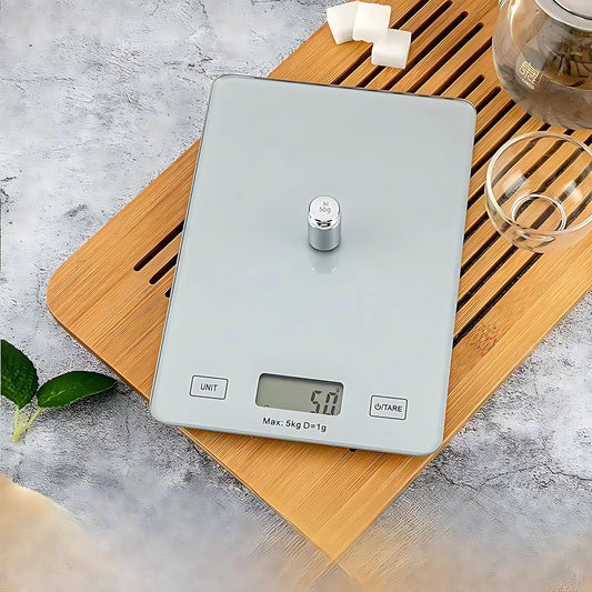 Digital Kitchen Weighing Scale – LCD Display, 5kg/1g Precision, Food, Baking & Cooking Scale